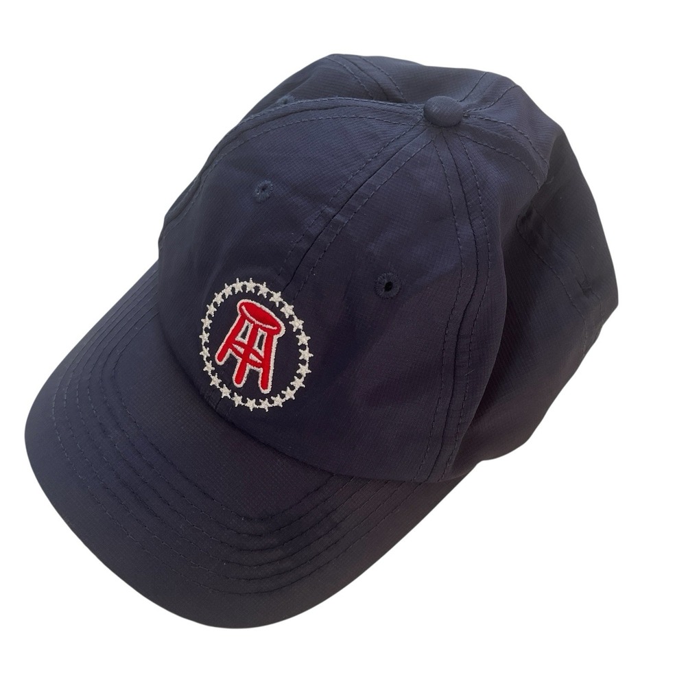 Barstool Sports Navy Blue Adjustable Hat‎ Baseball Cap Lightweight Polyester